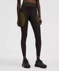 Mesh-Panelled High-Rise Tight 28"
