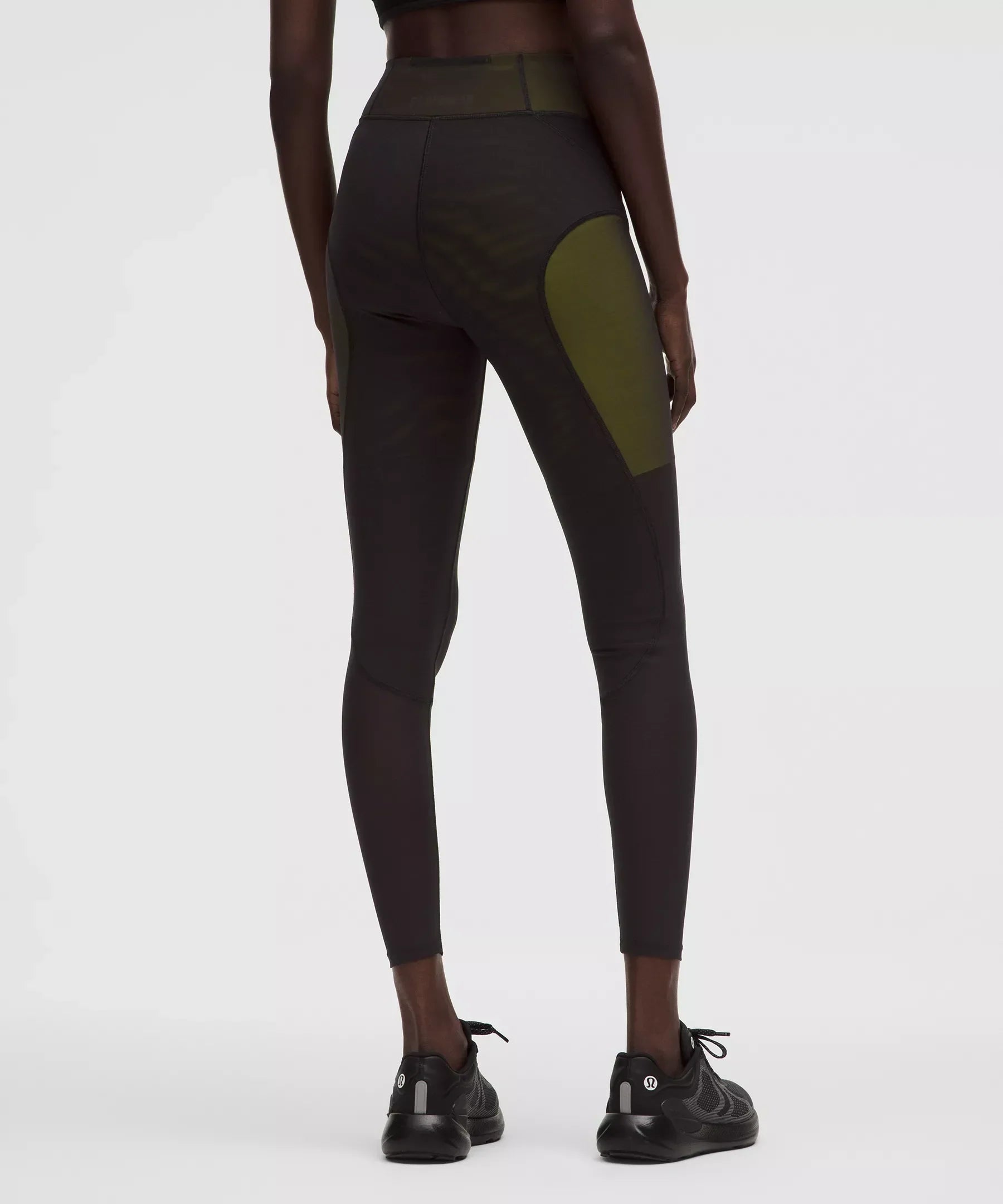 Mesh-Panelled High-Rise Tight 28"