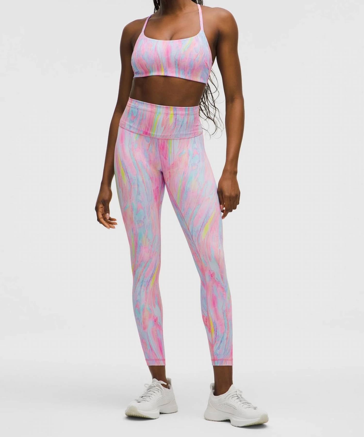 Wunder Train High Rise Tight - 25" In Rainbow